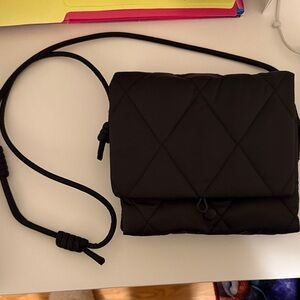 Vera Bradley Black Quilted Crossbody Bag